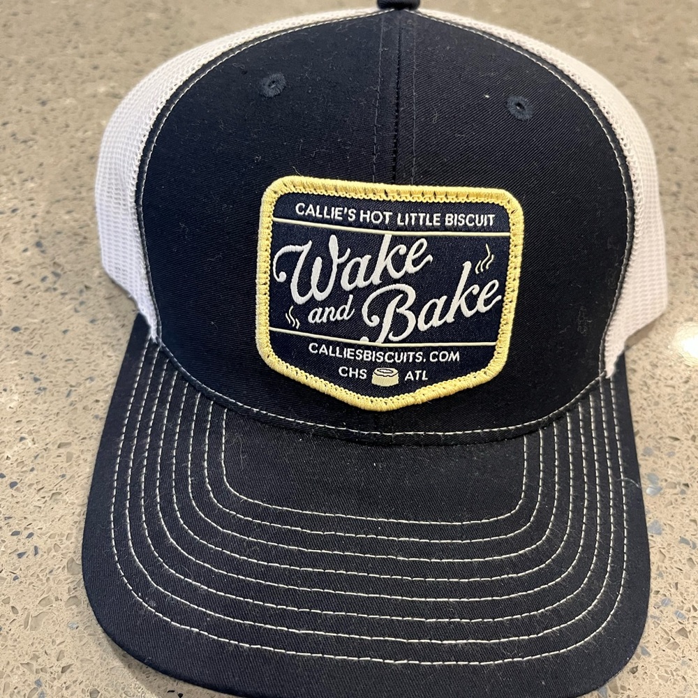CALLIES BISCUITS TRUCKER HAT PURCHASED IT IN WHITES MERCHANTILE, NASHVILLE, TN